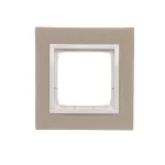 SIMON 54 NATURE WMDZ-0110xS-091 Ramka 1-krotna Nature-Beton, AL BETONE, IP20/IP44 (IP44-należy zastosować uszczelkę ramki DUN1)