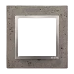 SIMON 54 NATURE WMDZ-0110xS-096 Ramka 1-krotna Nature-Beton, MOKRA ROBOTA, IP20/IP44 (IP44-należy zastosować uszczelkę ramki DUN1)