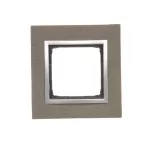 SIMON 54 NATURE WMDZ-0110xS-096 Ramka 1-krotna Nature-Beton, MOKRA ROBOTA, IP20/IP44 (IP44-należy zastosować uszczelkę ramki DUN1)