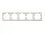 SIMON BASIC STANDARD WMYZ-04520x-1013 Ramka 5-krotna – uniwersalna poziom i pion; biały