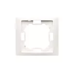 SIMON BASIC STANDARD WMYZ-04121x-1013 Ramka 1-krotna do wersji bryzgoszczelnej IP44 z uszczelką; biały
