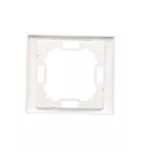 SIMON BASIC STANDARD WMYZ-04121x-1013 Ramka 1-krotna do wersji bryzgoszczelnej IP44 z uszczelką; biały