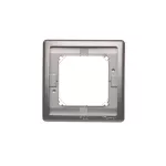 SIMON BASIC STANDARD WMYZ-04121x-J013 Ramka 1-krotna do wersji bryzgoszczelnej IP44 z uszczelką; stal inox