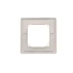 SIMON BASIC STANDARD WMYZ-04121x-J013 Ramka 1-krotna do wersji bryzgoszczelnej IP44 z uszczelką; stal inox