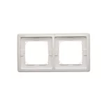 SIMON BASIC STANDARD WMYZ-04221x-1013 Ramka 2-krotna do wersji bryzgoszczelnej IP44 z kompletem uszczelek; biały