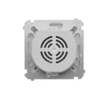 SIMON BASIC WMUS-004x0x-4028 Ściemniacz naciskowo-obrotowy (moduł), 20–500 W, 230V~; srebrny mat