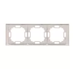 SIMON BASIC NEOS WMYZ-04320N-J013 Ramka 3-krotna NEOS – uniwersalna poziom i pion; stal inox