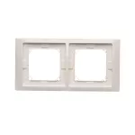 SIMON BASIC NEOS WMYZ-04221N-1013 Ramka 2-krotna NEOS do wersji bryzgoszczelnej IP44 z kompletem uszczelek; biały