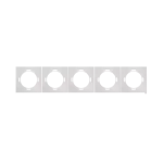 SIMON BASIC NEOS WMYZ-05xxxx-0013 Zestaw uszczelek do ramki 5-krotnej NEOS Bryzgoszczelność IP44 tylko z gniazdami wymienionymi w katalogu