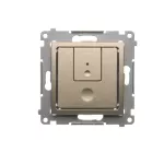 SIMON 54 WMDZ-xxxxx1-044 Ściemniacz dwuprzyciskowy (moduł) 40–500 W (300 VA); złoty mat