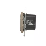 SIMON 54 WMDZ-xxxxx1-044 Ściemniacz dwuprzyciskowy (moduł) 40–500 W (300 VA); złoty mat