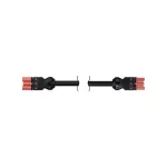 SIMON 480 TS48-CR2050-6 Przewód zasilający 3x2.5mm2 złącze męskie i żeńskie 3-polowe sys. Wieland; czerwony; 5 m
