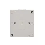 SIMON AQUACLICK WA-CGSZ1CZ-xx-16Ax Gniazdo wtyczkowe natynkowe, Schuko, pojedyncze, klapka transparentna z przesłonami torów prądowych, IP44, Σ16A, 250V~, zaciski śrubowe; szary