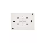 SIMON AQUACLICK WA-CGSZ2Zx-xx-16ax Gniazdo wtyczkowe natynkowe, Schuko, podwójne kompaktowe, klapka transparentna, z przesłonami, IP44, 16A, 250V~, zaciski śrubowe; szary
