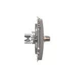 SIMON BASIC WMUA-05xxx2-J011 Gniazdo antenowe typu F podwójne (moduł); stal inox