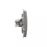 SIMON BASIC WMUH-01xxx1-J011 Gniazdo HDMI + RJ45 kat.6. (moduł); stal inox