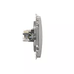 SIMON BASIC WMUH-01xxx1-4011 Gniazdo HDMI + RJ45 kat.6. (moduł); srebrny mat