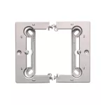 SIMON BASIC NEOS WMYZ-22xNxx-J012 Puszka natynkowa pojedyncza, składana do ramek Basic NEOS. Głębokość 40 mm. (1 szt. PSCS/.. = 2 elementy); stal inox