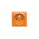 SIMON 54 WMDW-P0111x-032 Pokrywa gniazda pojedynczego z przesłonami; pomarańczowa