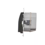 SIMON 54 WMDO-Sxxxx1-049 Oprawa oświetleniowa LED, 230 V AC, 1.1 W, białe ciepłe 3100 K; czarny mat