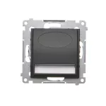 SIMON 54 WMDO-Sxxxx1-049 Oprawa oświetleniowa LED, 230 V AC, 1.1 W, białe ciepłe 3100 K; czarny mat