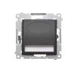 SIMON 54 WMDO-SAxxx1-049 Oprawa oświetleniowa LED, 230 V AC, 1.1 W, białe zimne 5900 K; czarny mat