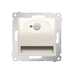 SIMON 54 WMDO-SCxxx1-041 Oprawa oświetleniowa LED z czujnikiem ruchu, 230 V AC, 1.4 W, białe ciepłe 3100 K; kremowy