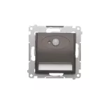 SIMON 54 WMDO-SCxxx1-046 Oprawa oświetleniowa LED z czujnikiem ruchu, 230 V AC, 1.4 W, białe ciepłe 3100 K; brąz mat