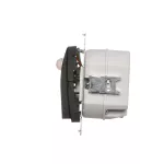 SIMON 54 WMDO-SCAxx1-049 Oprawa oświetleniowa LED z czujnikiem ruchu, 230 V AC, 1.4 W, białe zimne 5900 K; czarny mat