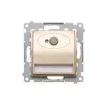SIMON 54 WMDO-SCBxx1-044 Oprawa oświetleniowa LED z czujnikiem ruchu, 230 V AC, 1.4 W, białe neutralne 4000 K; złoty mat