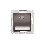 SIMON 54 WMDO-SCBxx1-046 Oprawa oświetleniowa LED z czujnikiem ruchu, 230 V AC, 1.4 W, białe neutralne 4000 K; brąz mat