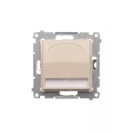 SIMON 54 WMDO-SA14x1-041 Oprawa oświetleniowa LED, 14 V DC, 0.56 W, białe zimne 5900 K; kremowy Wymagany zasilacz 14V