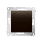 SIMON 54 WMDS-004xLx-046 Ściemniacz obrotowy do LED ściemnialnych 230 V (moduł) 2–250 W; brąz mat. Maksymalna ilość zródeł LED - 10 szt.