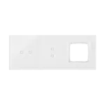 SIMON 54 TOUCH WMDZ-01128S-070 Panel dotykowy S54 Touch, 3 moduły, 2 pola dotykowe poziome + 2 pola dotykowe pionowe + 1 otwór na osprzęt S54, biała perła