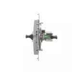 SIMON 54 WMDK-0602xx-043 Gniazdo światłowodowe / optyczne podwójne SC/APC (moduł); srebrny mat