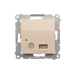 SIMON 54 WMD7-501385-041 Odbiornik Bluetooth z ładowarką USB; kremowy