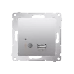 SIMON 54 WMD7-501385-043 Odbiornik Bluetooth z ładowarką USB; srebrny mat