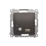 SIMON 54 WMD7-501385-046 Odbiornik Bluetooth z ładowarką USB; brąz mat