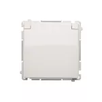 SIMON BASIC WMBW-70111x-1011 Gniazdo wtyczkowe Schuko do wersji IP44 (moduł) 16A, 250V~,zaciski śrubowe; biały