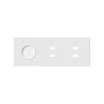 SIMON 100 W100-10020318x-230 Panel 3-krotny: 1 gniazdo + 1 HDMI + 1 USB + 1 HDMI + 1 USB; biały mat