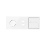 SIMON 100 W100-10020319x-130 Panel 3-krotny: 1 gniazdo + 1 podwójna ładowarka USB + 1 sterownik żaluzjowy + 1 klawisz; biały