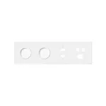 SIMON 100 W100-10020406x-230 Panel 4-krotny: 2 gniazda + HDMI + USB + TV/SAT+ RJ45; biały mat