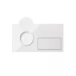 SIMON 100 W100-10020192x-130 Panel 2-krotny IP44: 1 gniazdo + 1 klawisze; biały