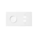 SIMON 100 W100-10020223x-230 Panel 2-krotny: 1 gniazdo + 1 ładowarka 2 x USB; biały mat