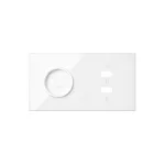 SIMON 100 W100-10020228x-130 Panel 2-krotny: 1 gniazdo + 2x1 ładowarka USB SmartCharge 2x 2,1 A; biały