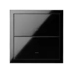 SIMON 100 W100-10020103x-138 Panel 1-krotny: 2 klawisze; czarny