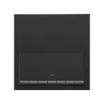 SIMON 100 W100-10020113x-238 Panel 1-krotny: 1 klawisz ściemniacz; czarny mat