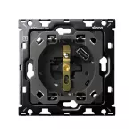SIMON 100 W100-10010126x-039 Zestaw 1-krotny: gniazdo z zintegrowaną ładowarką 1xUSB SmartCharge 2,1 A