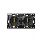 SIMON 100 W100-10010229x-039 Zestaw 2-krotny: 2 gniazda z 2 zintegrowanymi ładowarkami USB SmartCharge 2,1 A