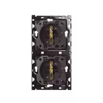 SIMON 100 W100-10010220x-039 Zestaw 2-krotny: 2 gniazda zasilające